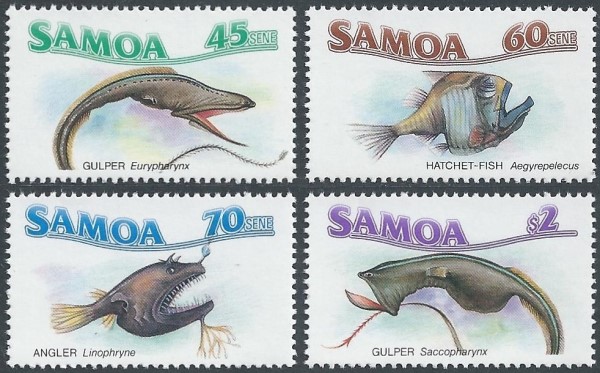 1987 Marine Life, Deep Ocean Fish Stamps