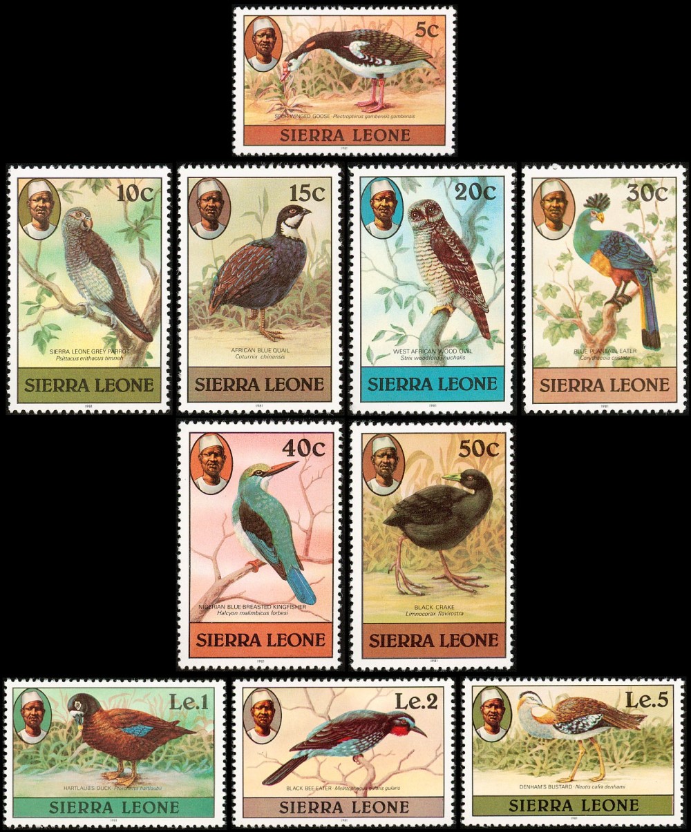 1981 Birds Definitives (2nd issue) Stamps
