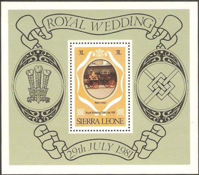 1981 Royal Wedding (2nd issue) Stamps