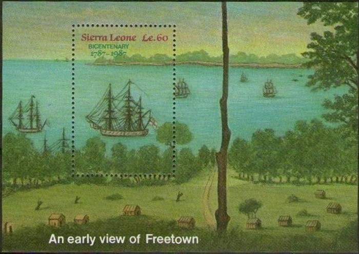 1987 Bicentenary of Sierra Leone Souvenir Sheet