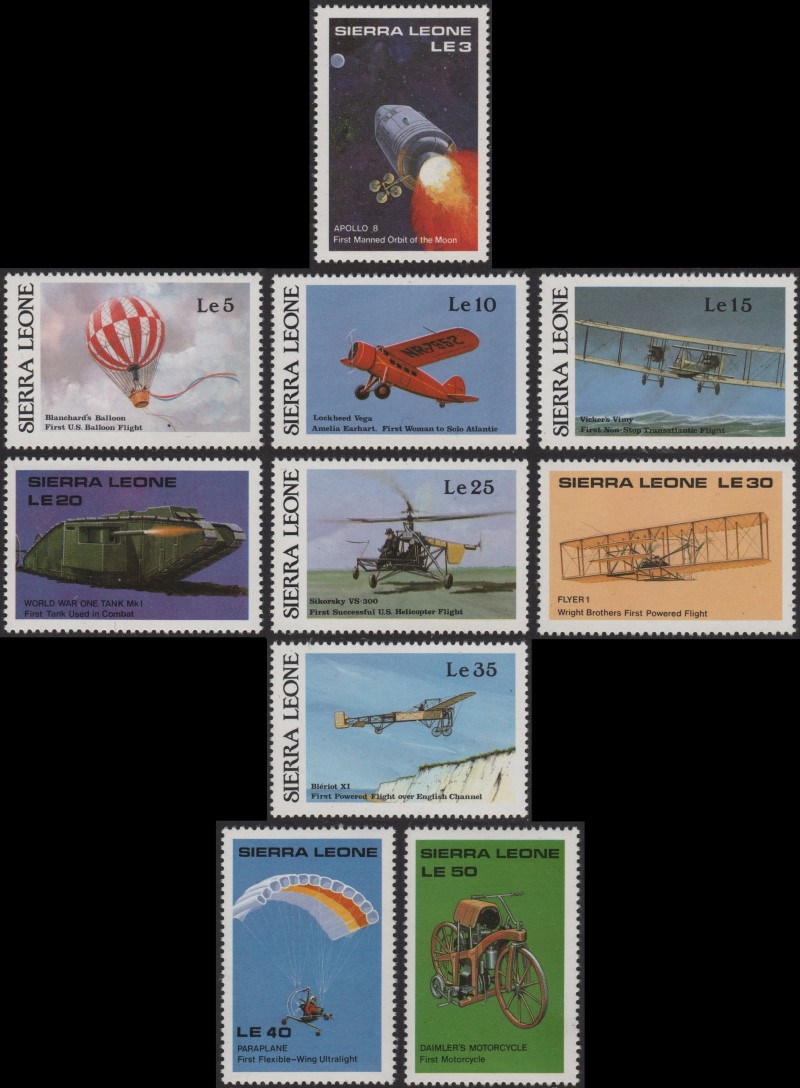 1987 Milestones of Transportation Stamps