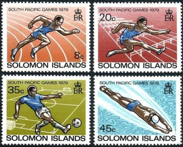 1979 6th South Pacific Games Stamps