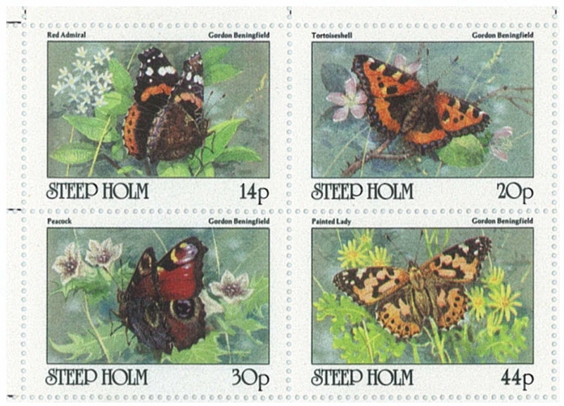 Steep Holm Island 1981 Butterflies