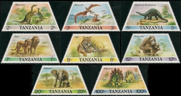 1988 Prehistoric Animals and Modern Animals Stamps