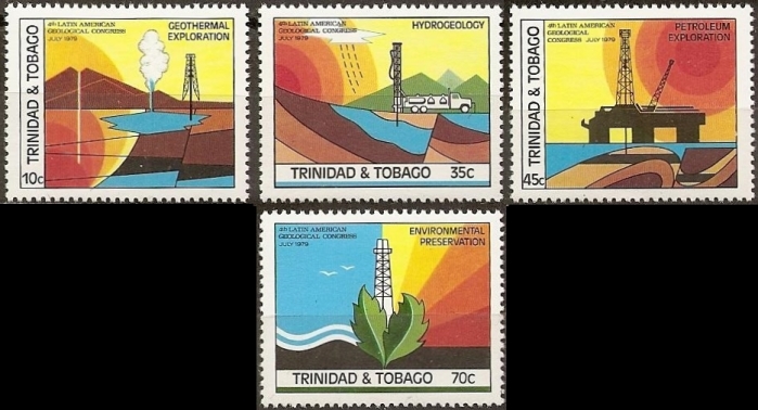 1979 4th Latin American Geological Congress Stamps