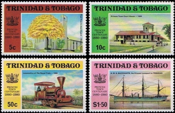 1980 Centenary of Princes Town Stamps