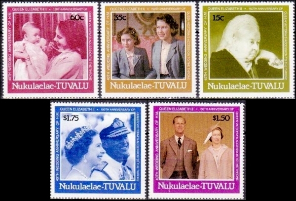 1987 Royal Ruby Wedding Stamps