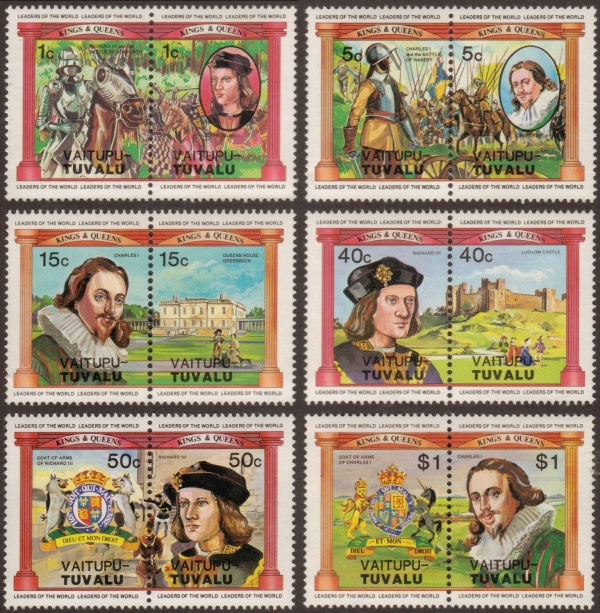 1984 Leaders of the World, British Monarchs Stamps