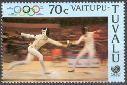 Tuvalu Vaitupu 1988 Olympic Games Unissued 70c Stamp