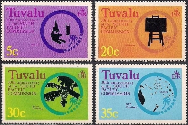 1977 30th Anniversary of the South Pacific Commission Stamps