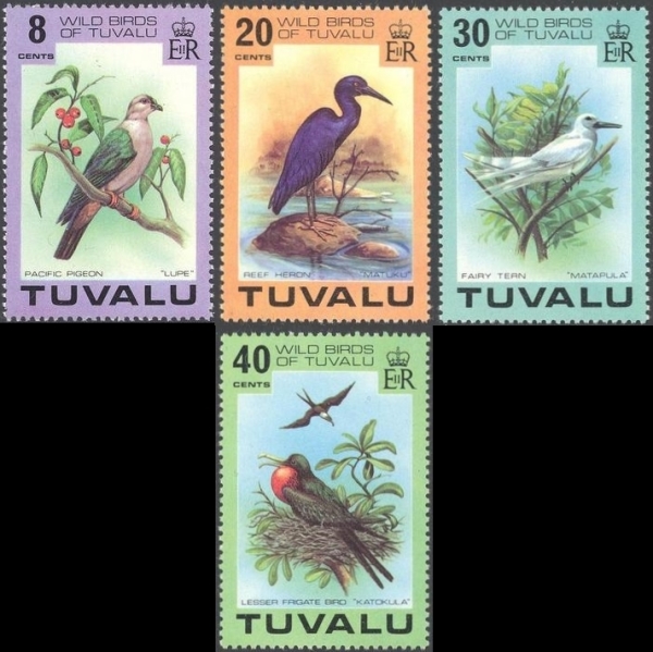 1978 Wild Birds of Tuvalu Stamps