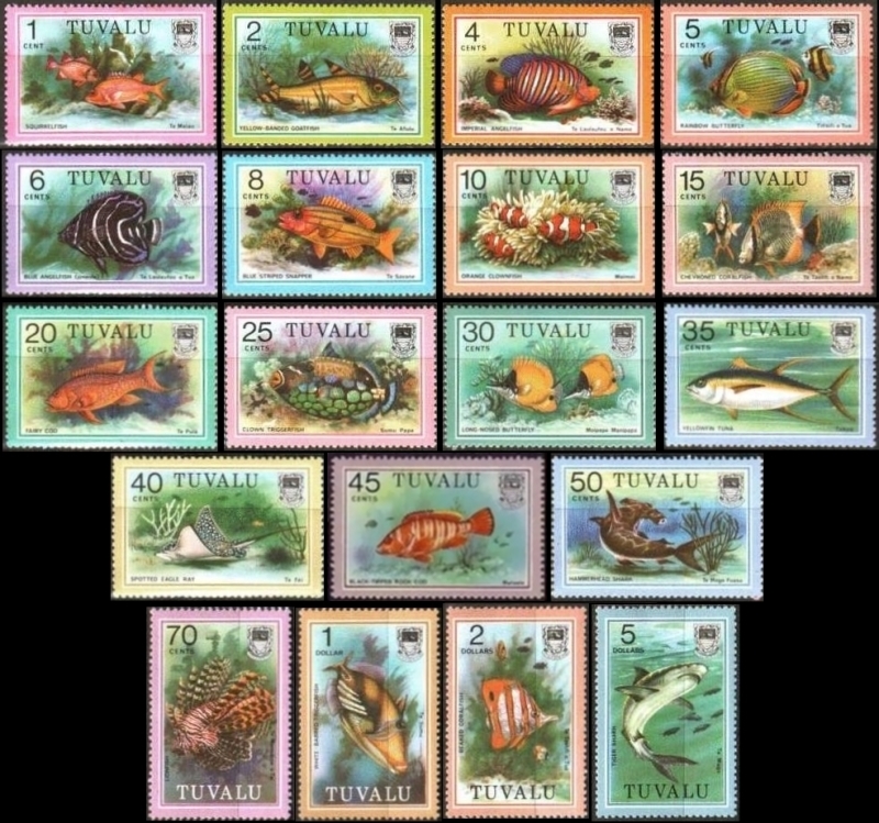 1979 Definitives, Fish Stamps