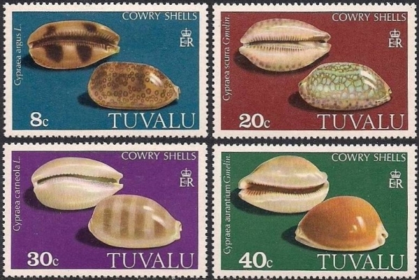 1980 Cowry Shells Stamps
