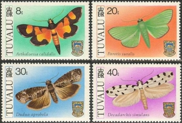1980 Moths Stamps