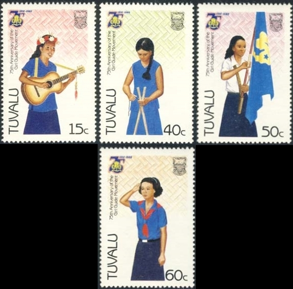 1985 75th Anniversary of the Girl Guide Movement Stamps