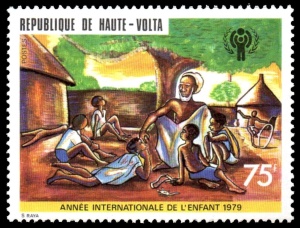 Upper Volta 1979 Year of the Child Stamps