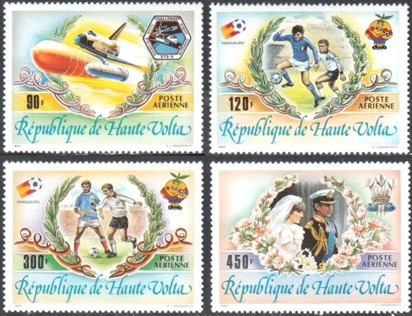 Upper Volta 1983 Anniversaries and Events Stamps