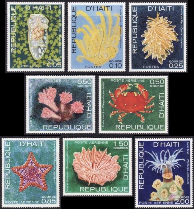 1973 Marine Life Stamps 1973 Marine Life Stamps