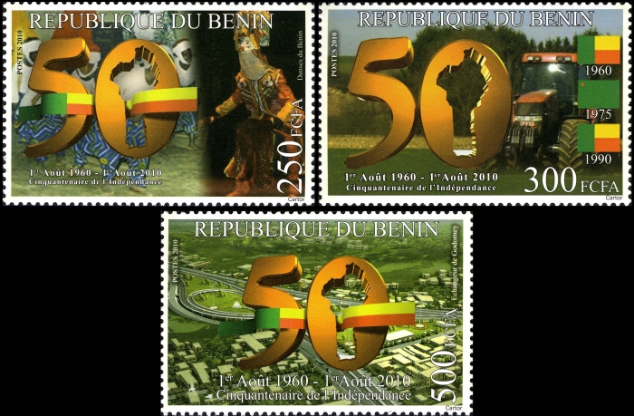 Benin 2010 50th Anniversary of the Independence of Benin