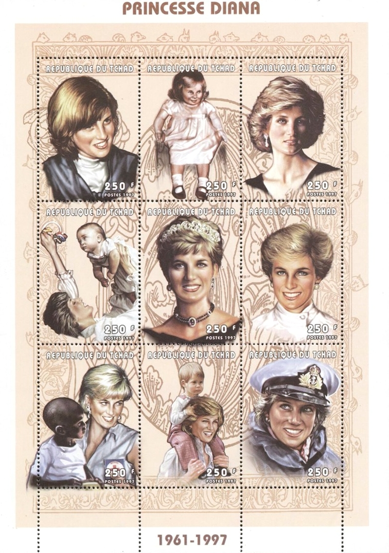 Chad 1997 Princess Diana Scott 749