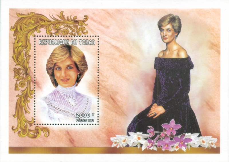 Chad 1997 Princess Diana Scott 749J