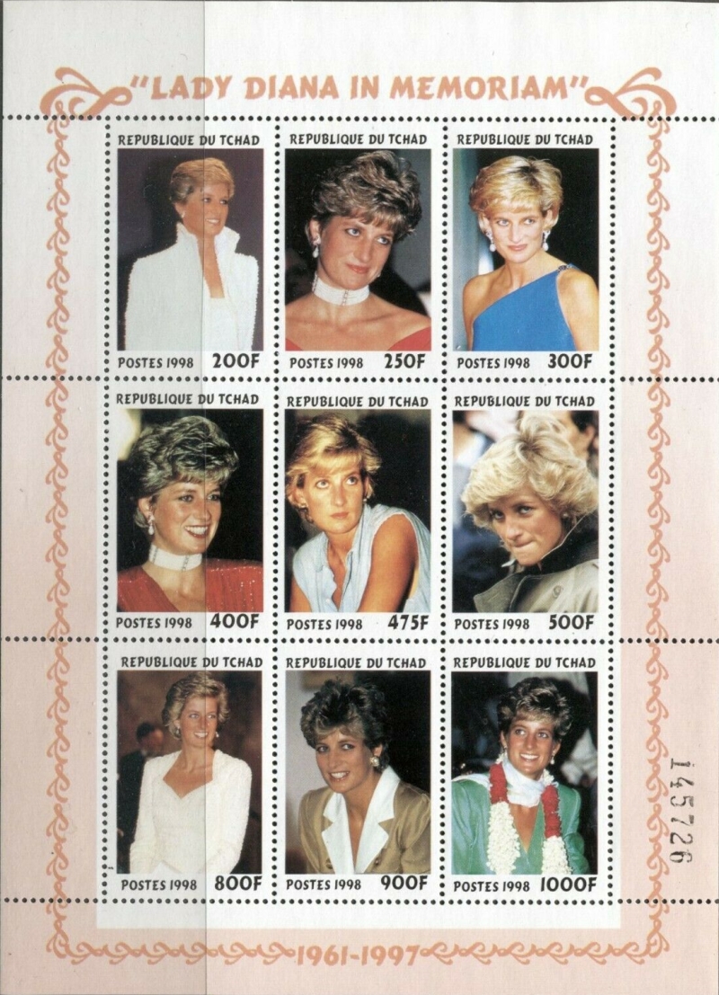 Chad 1999 Princess Diana Scott 774