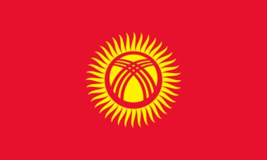 Flag of Kyrgyzstan