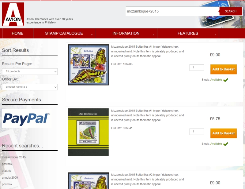  Mozambique 2015 Mozambique Snapshot as Proof Avion Stamps Notes Illegal Stamps as Privately Produced